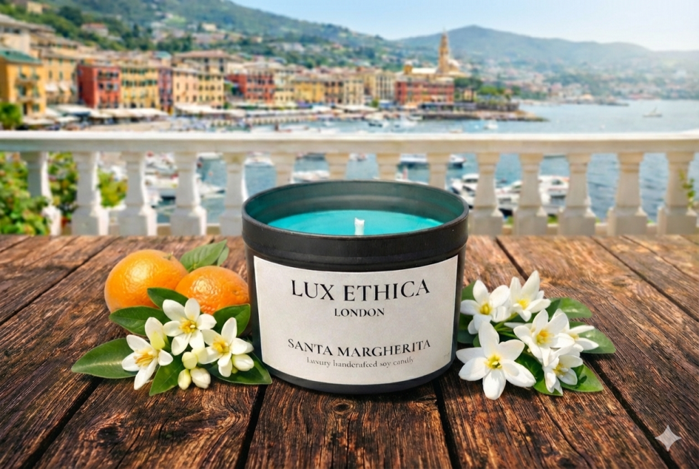 Citrus scented vegan soy wax candles