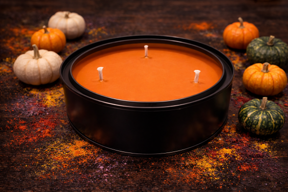 Prelude - Large Lux Ethica London vegan and plant-based soy pumpkin spice candle